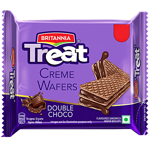 Britannia Treat Crème Wafers Double Choco 31g